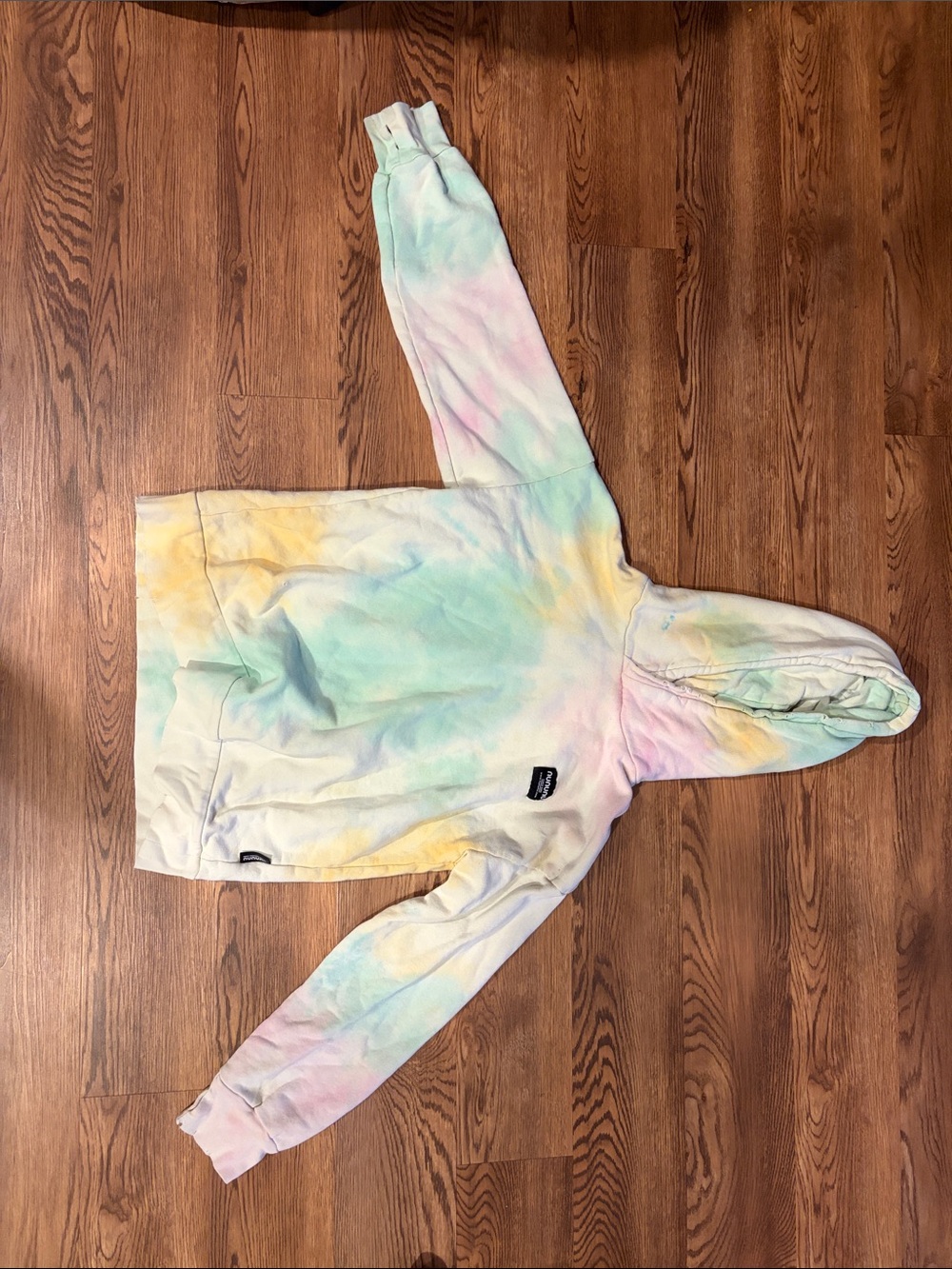 Nununu Kids Tie-Dye Hoodie Sweatshirt - Pastel Multi